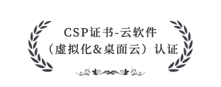 CSP證書-云軟件（虛擬化&桌面云）服務合作伙伴